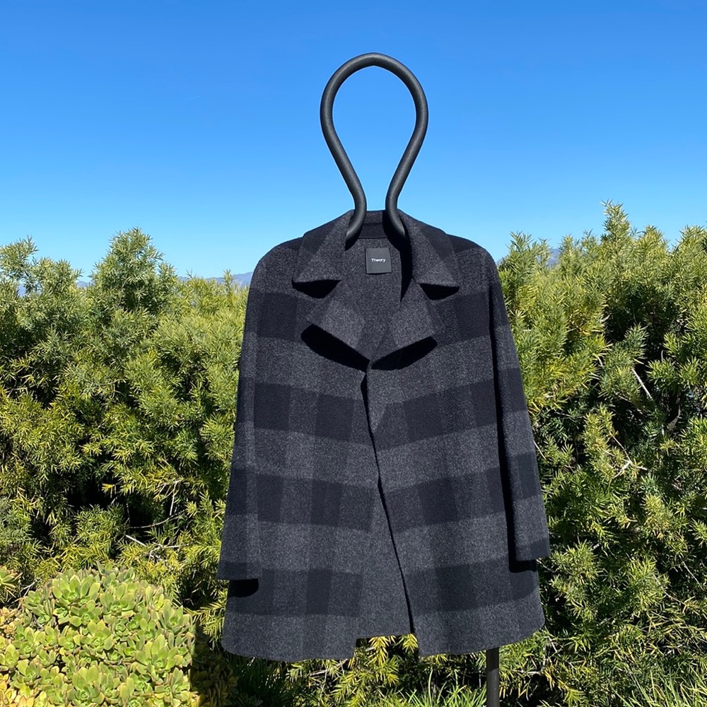 Checkered Gingham Black Jacket 🖤